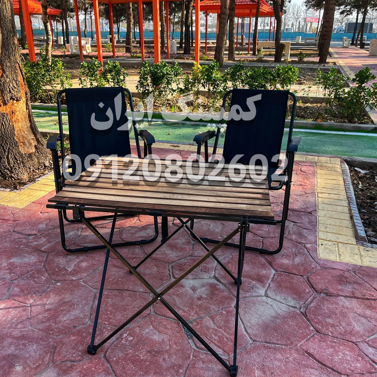 ست دو نفره صندلی تاشو ۷ فنره