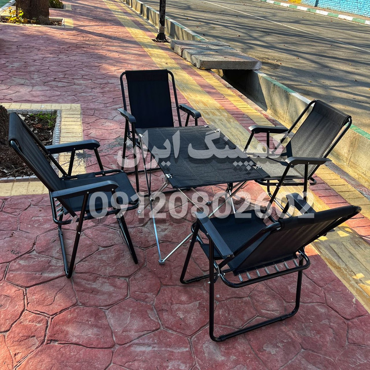 ست چهار نفره میز و صندلی مسافرتی